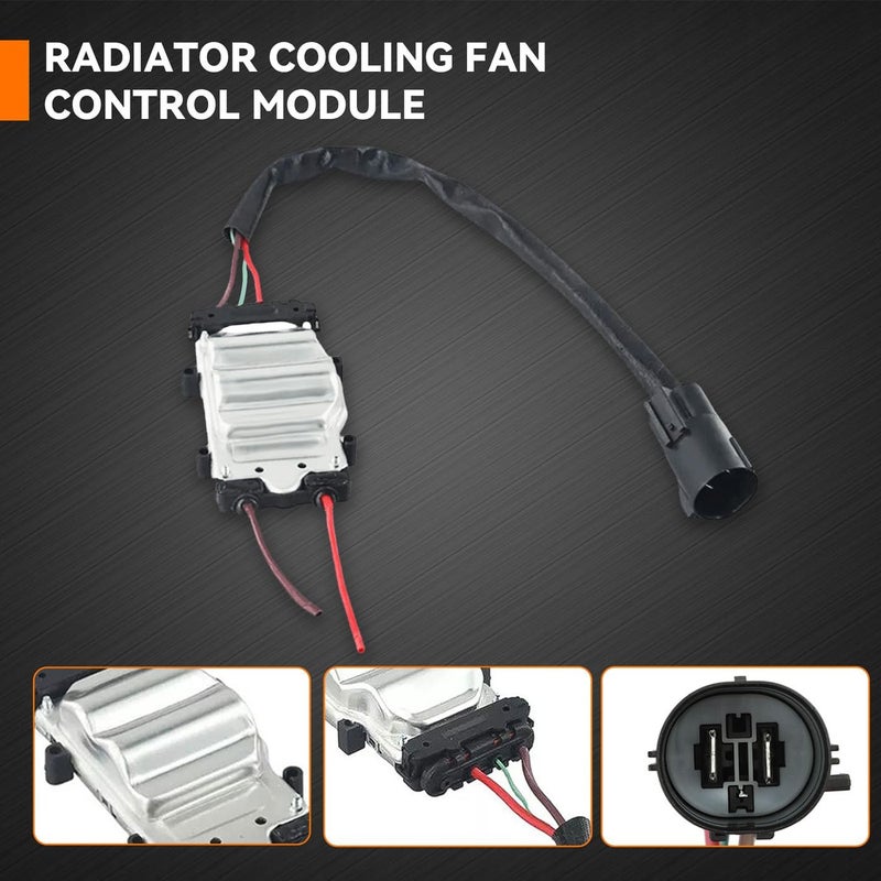 PLDDE 1137328365 Engine Radiator Cooling Fan Control Relay Module Unit Compatible with 2004-2011 Mazda 3 2005-2012 Ford Focus 2004-2012 Volvo C30 C70 S40 V50 - Image 3
